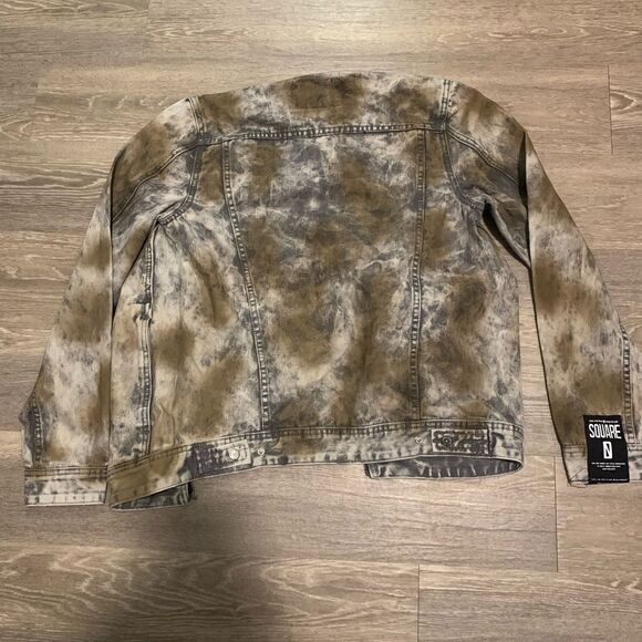 Square Zero - Blue Acid Wash Camo Jacket - Picture 3 of 3